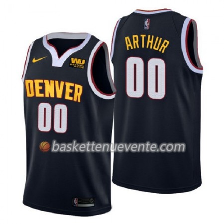 Maillot Basket Denver Nuggets Darrell Arthur 00 2018-2019 Nike Navy Swingman - Homme